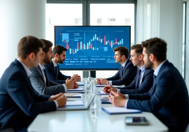 Professionelles Beratungsteam bei der Analyse von HR-Strategien